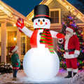8 FT Christmas Inflatables Yard Decorations Snowman Outdoor, Giant Christmas Blow Ups Outdoor Decor