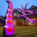 Danxilu 14 FT Giant Halloween Inflatables Octopus Tentacles Decorations / Built-in LED Lights, Scary Blow Up